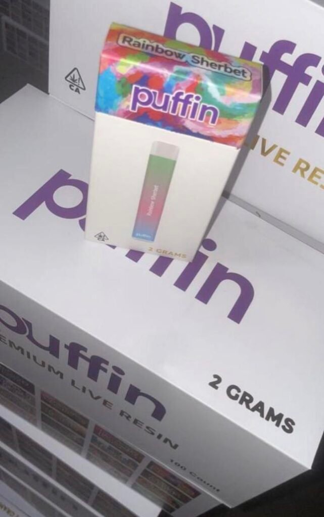 Puffin Blue Razz Disposable Flavor
